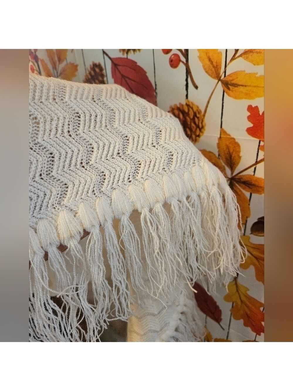 White Crochet Swim Cover-up 3 Button Chest - Picture 10 of 12